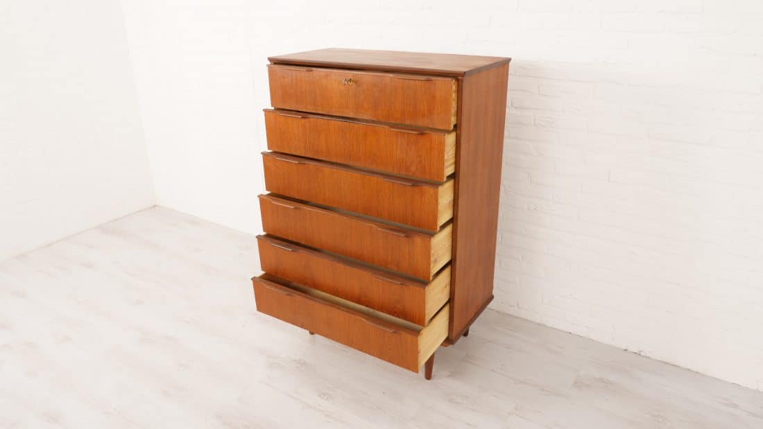 Trp Post Container Data Trp Post Id 14487 Vintage Danish Drawer Cabinet Teak 6 Drawers 126 Cm Trp Post Container