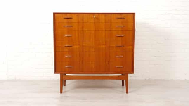 Ladekast Deens Design Teak Johannes Sorth 102 Cm