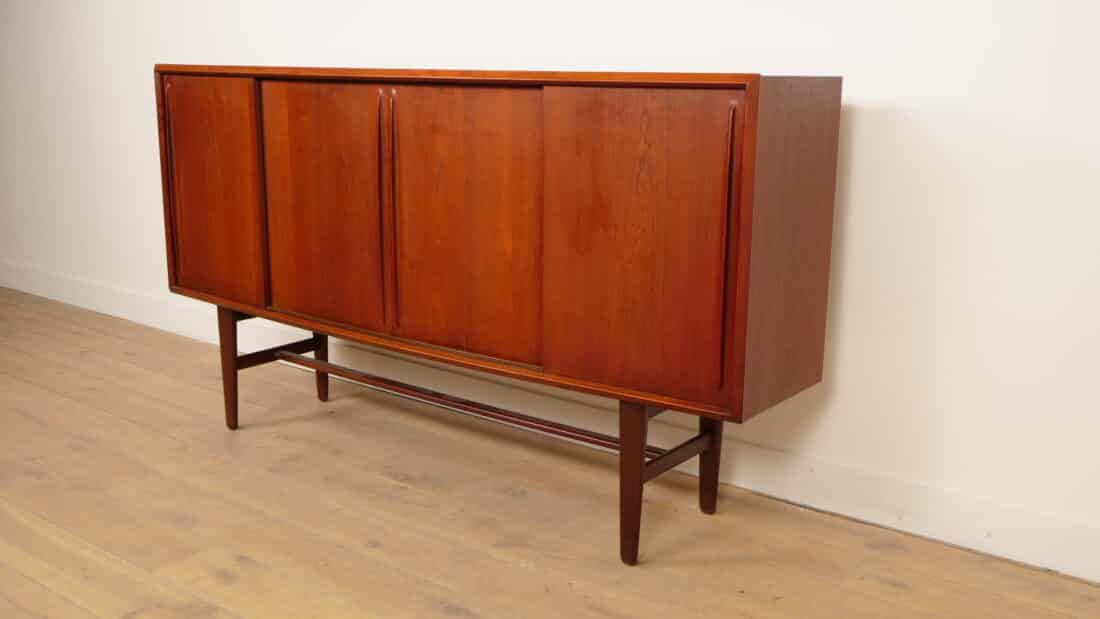 Vintage Highboard Teak Arne Vodder Voor H P Hansen 200 Cm Vintage Highboard Teak Arne Vodder Voor H P Hansen 200 Cm