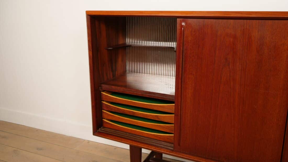 Vintage Highboard Teak Arne Vodder Voor H P Hansen 200 Cm Vintage Highboard Teak Arne Vodder Voor H P Hansen 200 Cm