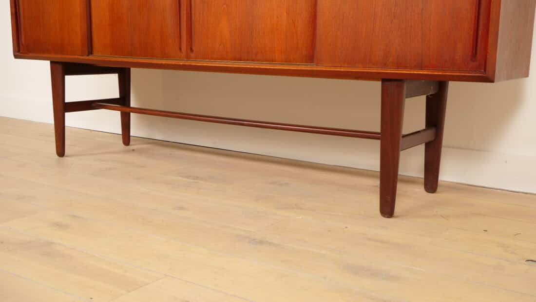 Vintage Highboard Teak Arne Vodder Voor H P Hansen 200 Cm Vintage Highboard Teak Arne Vodder Voor H P Hansen 200 Cm