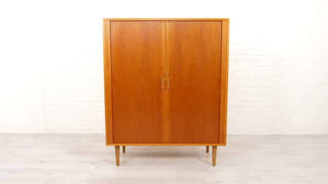 Classeur vintage Armoire de bureau Portes coulissantes