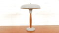 Lampe de table vintage Base en bois gris bleu