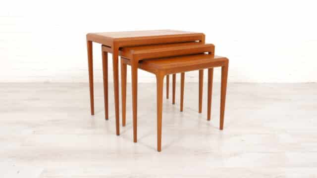 Vintage Mimiset Johannes Andersen Nesting Tables Teak