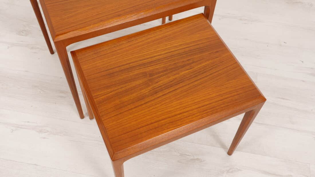 Vintage Mimiset Johannes Andersen Nesting Tables Teak