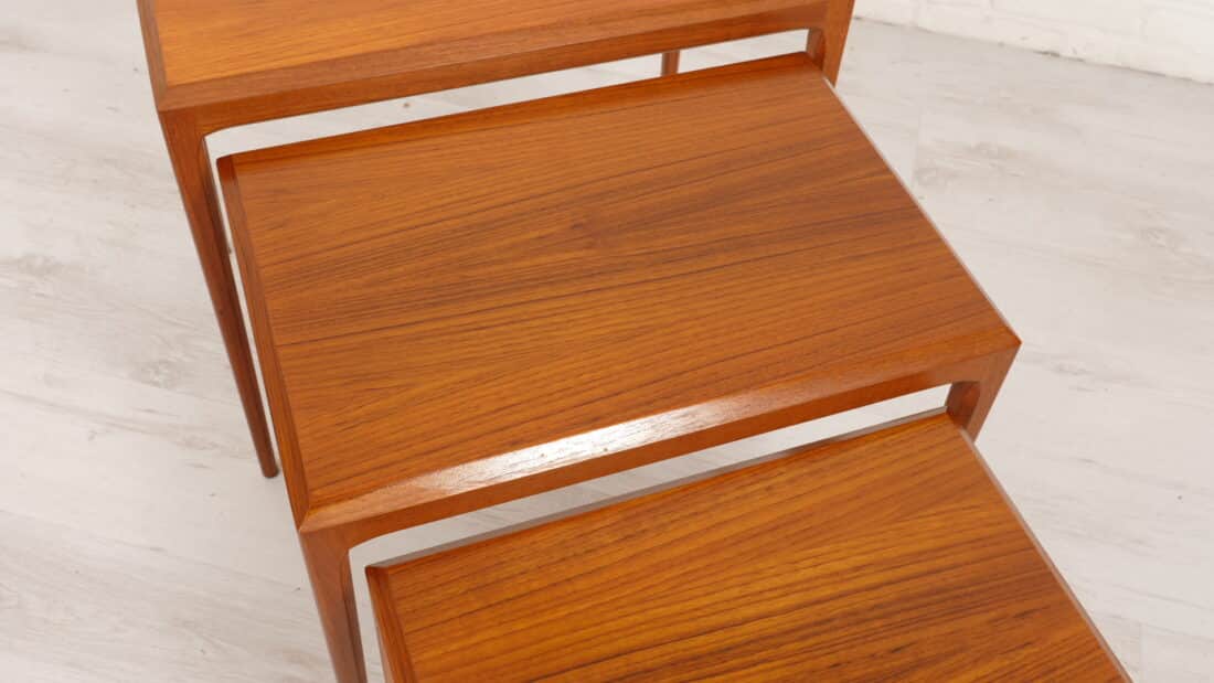 Vintage Mimiset Johannes Andersen Nesting Tables Teak