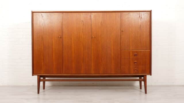 Vintage Highboard Bartels Werken Gmbh Teak