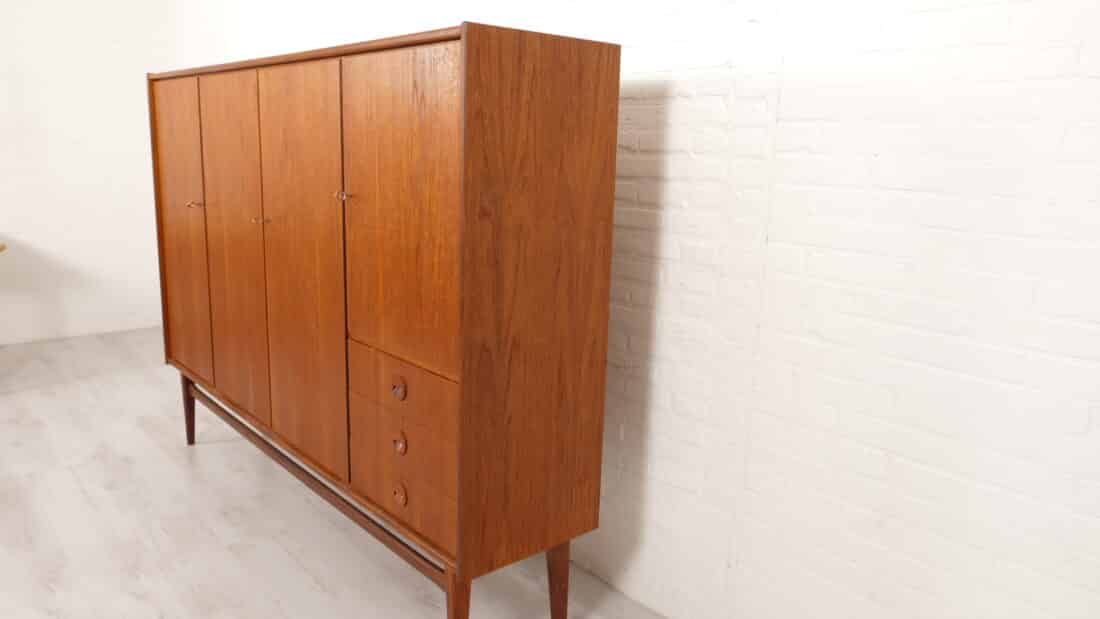 Vintage Highboard Bartels Werken Gmbh Teak