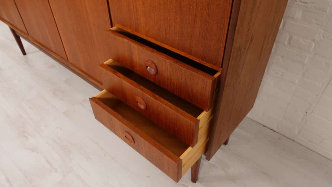 Vintage Highboard Bartels Werken Gmbh Teak