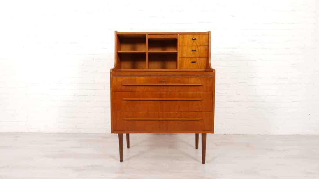 Trp Post Container Data Trp Post Id 17347 Vintage Secretaire Danish Teak With Mirror Trp Post Container