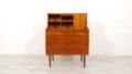 Vintage Secretaire Danish Teak With Mirror