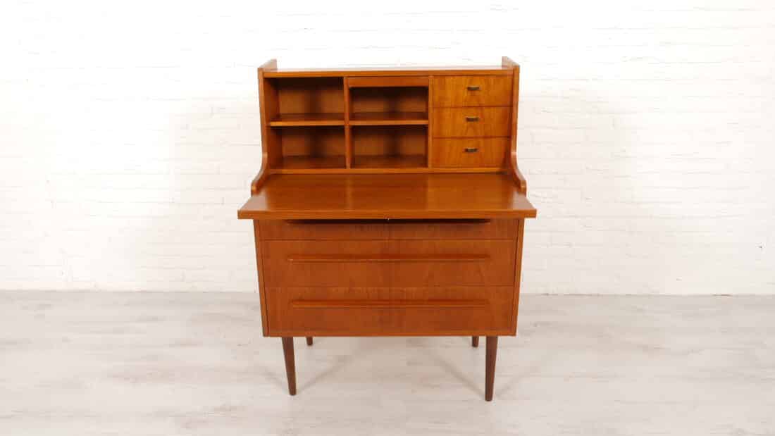 Trp Post Container Data Trp Post Id 17347 Vintage Secretaire Danish Teak With Mirror Trp Post Container