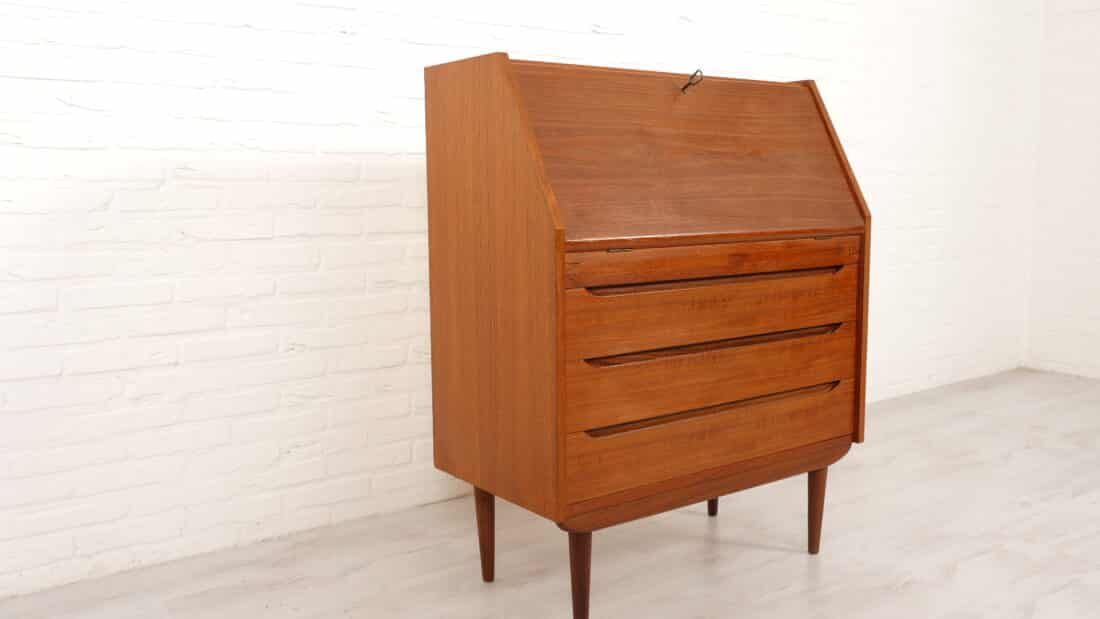 Trp Post Container Data Trp Post Id 17395 Vintage Secretaire Danish Teak 84 Cm Trp Post Container