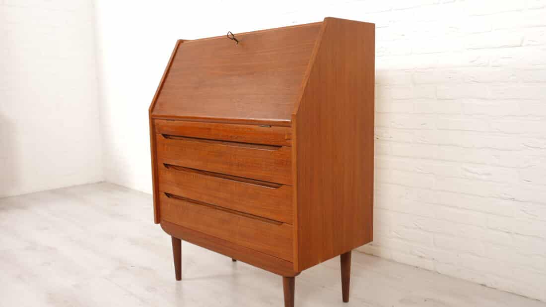 Trp Post Container Data Trp Post Id 17395 Vintage Secretaire Danish Teak 84 Cm Trp Post Container