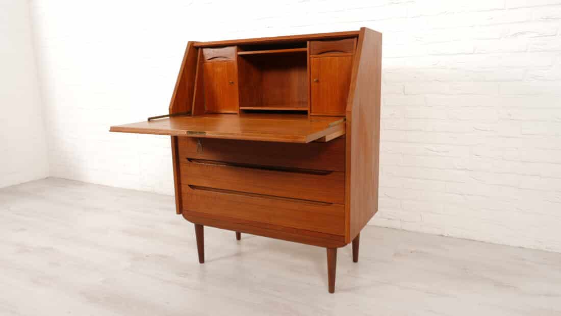 Trp Post Container Data Trp Post Id 17395 Vintage Secretaire Danish Teak 84 Cm Trp Post Container