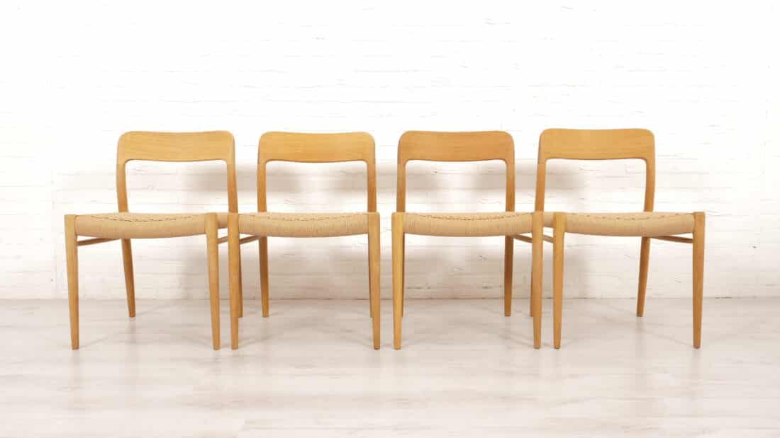 Trp Post Container Data Trp Post Id 17503 Set Of 4 Dining Chairs Niels Otto Moller Oak Model 75 Trp Post Container