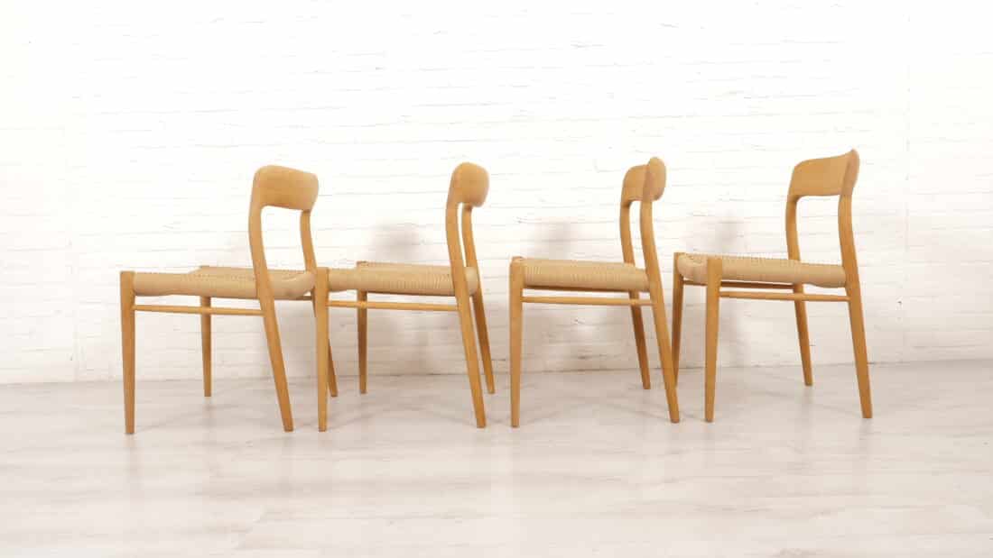 Trp Post Container Data Trp Post Id 17503 Set Of 4 Dining Chairs Niels Otto Moller Oak Model 75 Trp Post Container