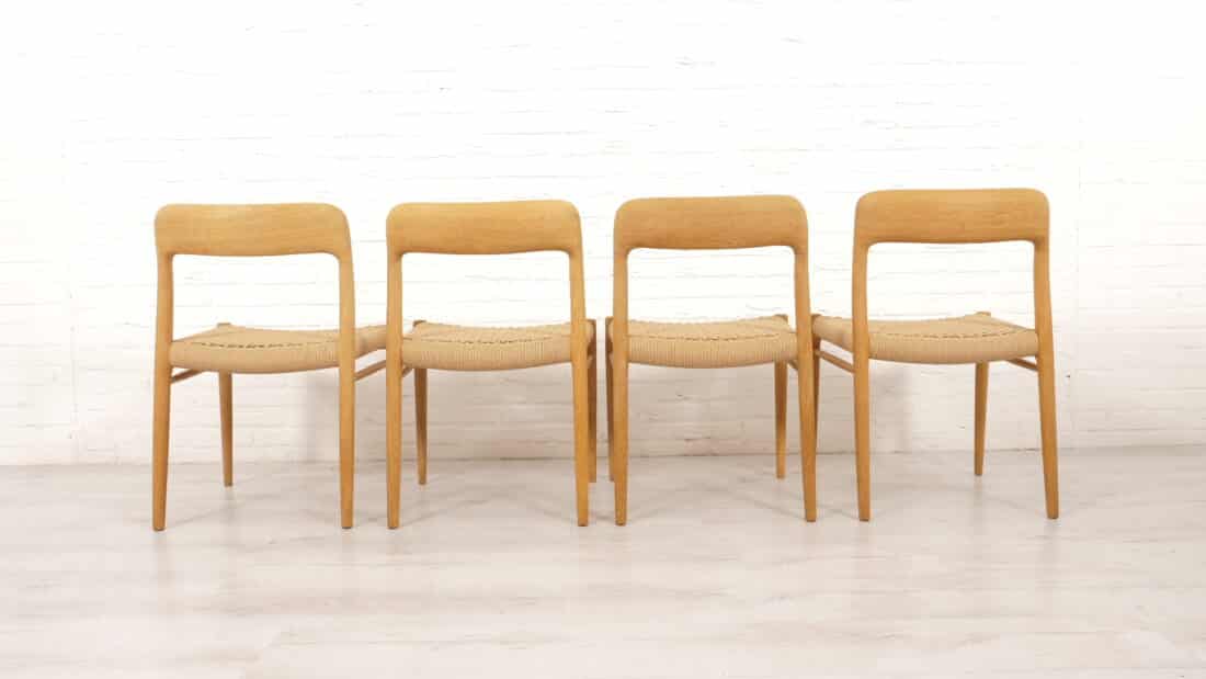 Trp Post Container Data Trp Post Id 17503 Set Of 4 Dining Chairs Niels Otto Moller Oak Model 75 Trp Post Container