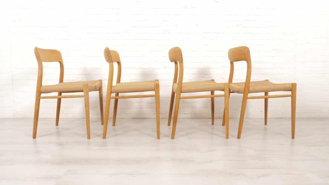 Trp Post Container Data Trp Post Id 17503 Set Of 4 Dining Chairs Niels Otto Moller Oak Model 75 Trp Post Container