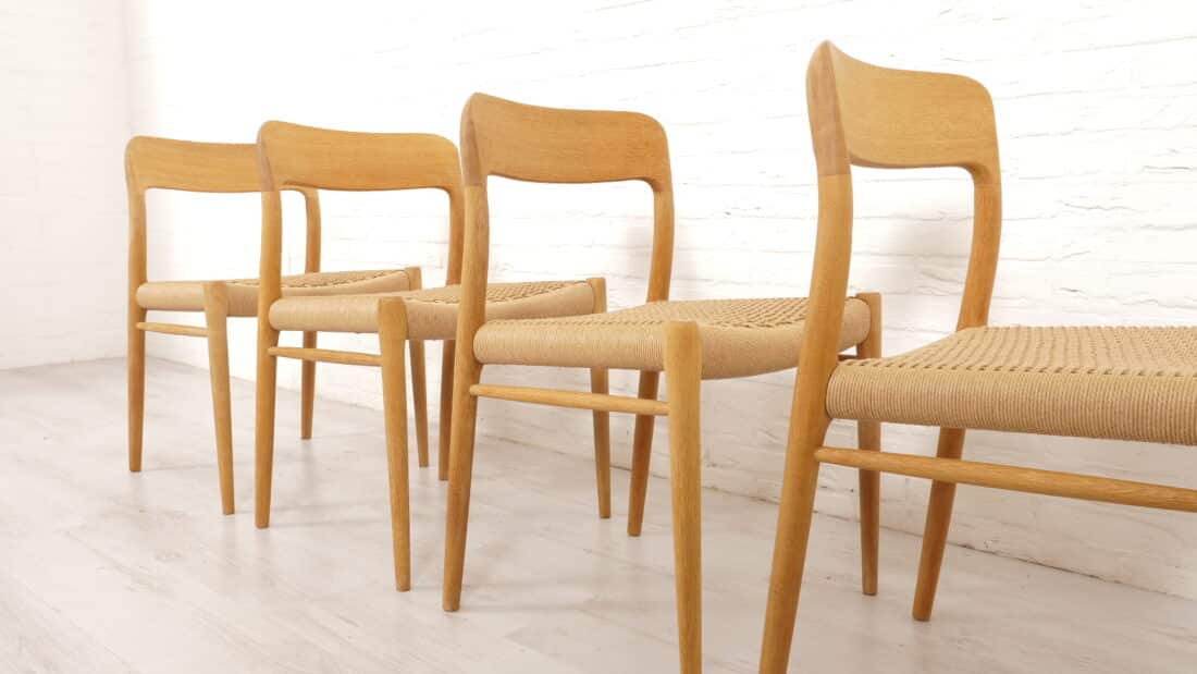 Trp Post Container Data Trp Post Id 17503 Set Of 4 Dining Chairs Niels Otto Moller Oak Model 75 Trp Post Container