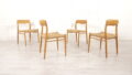 Set Of 4 Dining Chairs Niels Otto Moller Oak Model 75