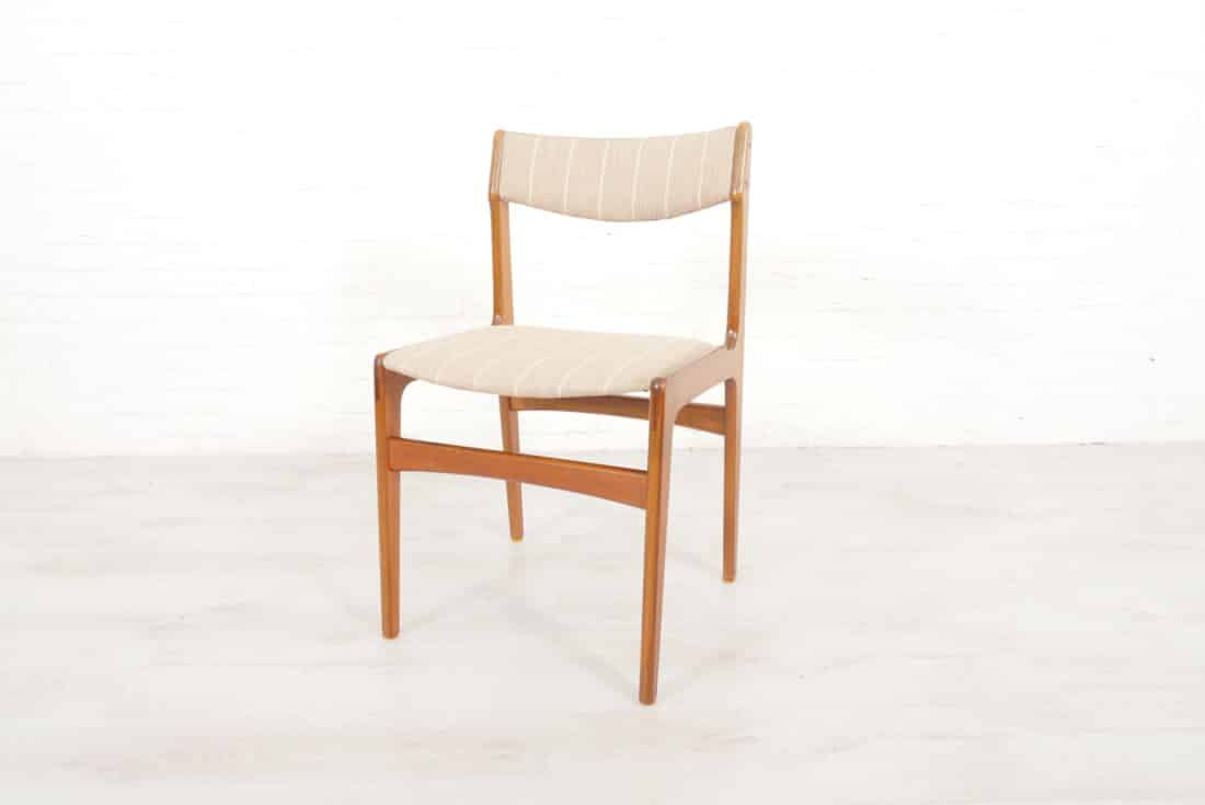 Trp Post Container Data Trp Post Id 18052 4 X Dining Chairs Erik Buch Teak Stripe Beige Trp Post Container