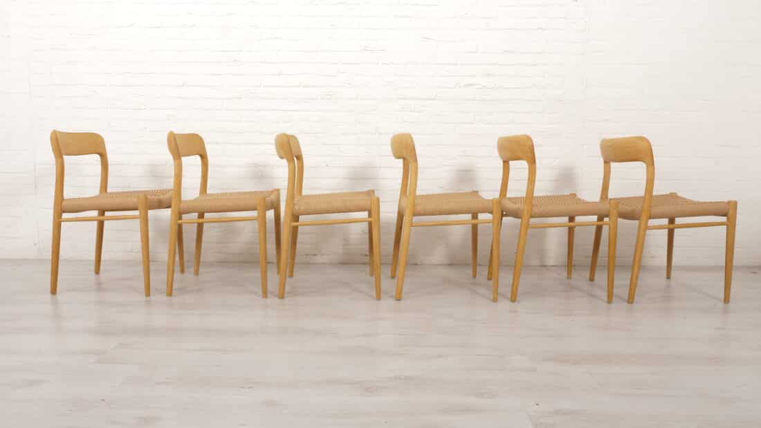 Trp Post Container Data Trp Post Id 18318 6 X Dining Chairs Niels Otto Mller Model 75 Oak Trp Post Container