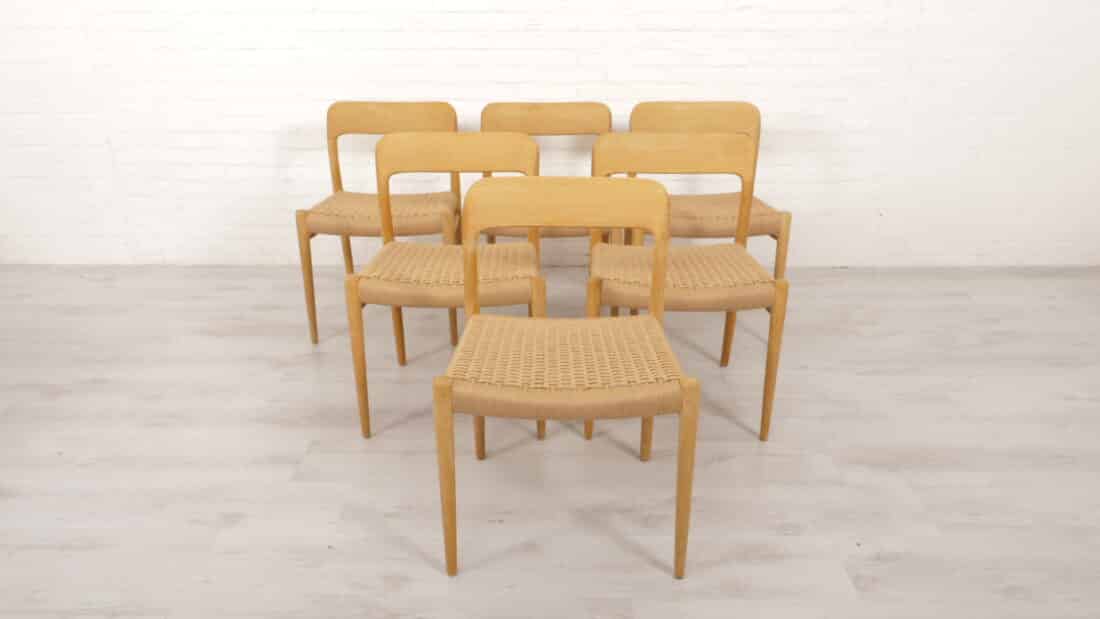 Trp Post Container Data Trp Post Id 18318 6 X Dining Chairs Niels Otto Mller Model 75 Oak Trp Post Container