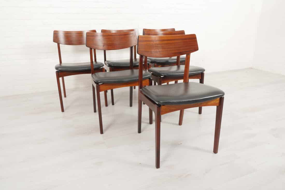 Trp Post Container Data Trp Post Id 18177 Set Of 6 Dining Chairs Rosewood Black Skai Trp Post Container