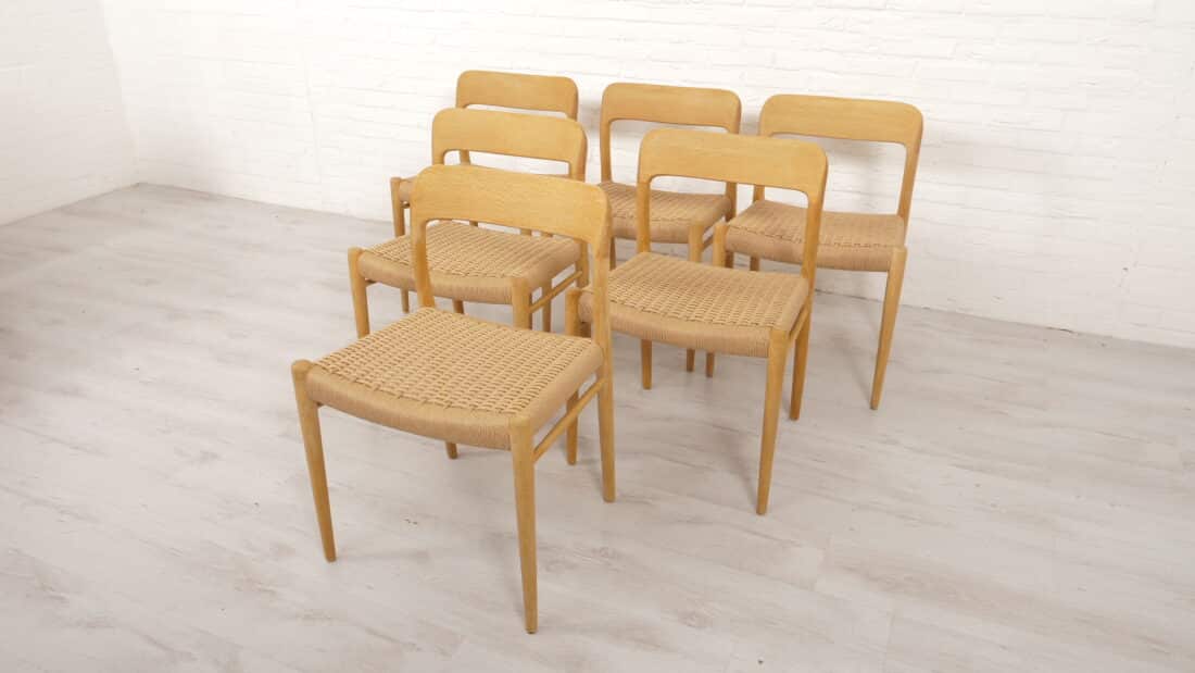 Trp Post Container Data Trp Post Id 18318 6 X Dining Chairs Niels Otto Mller Model 75 Oak Trp Post Container