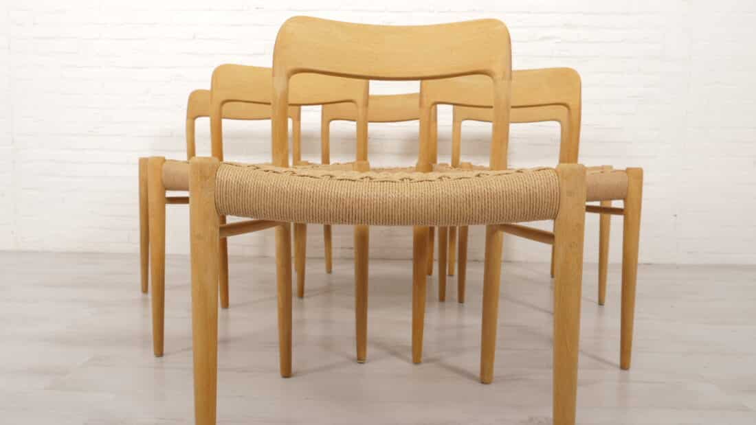 Trp Post Container Data Trp Post Id 18318 6 X Dining Chairs Niels Otto Mller Model 75 Oak Trp Post Container