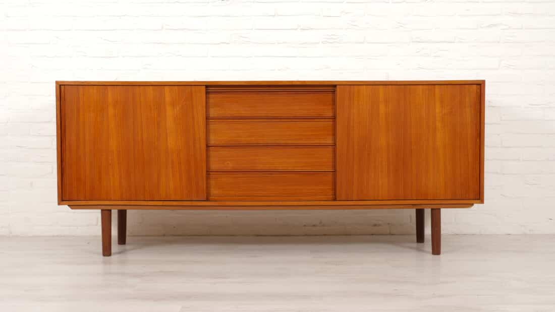 Vintage Teak Dressoir 180 Cm Tv Meubel