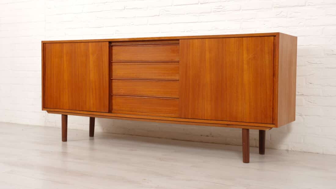 Vintage Teak Dressoir 180 Cm Tv Meubel