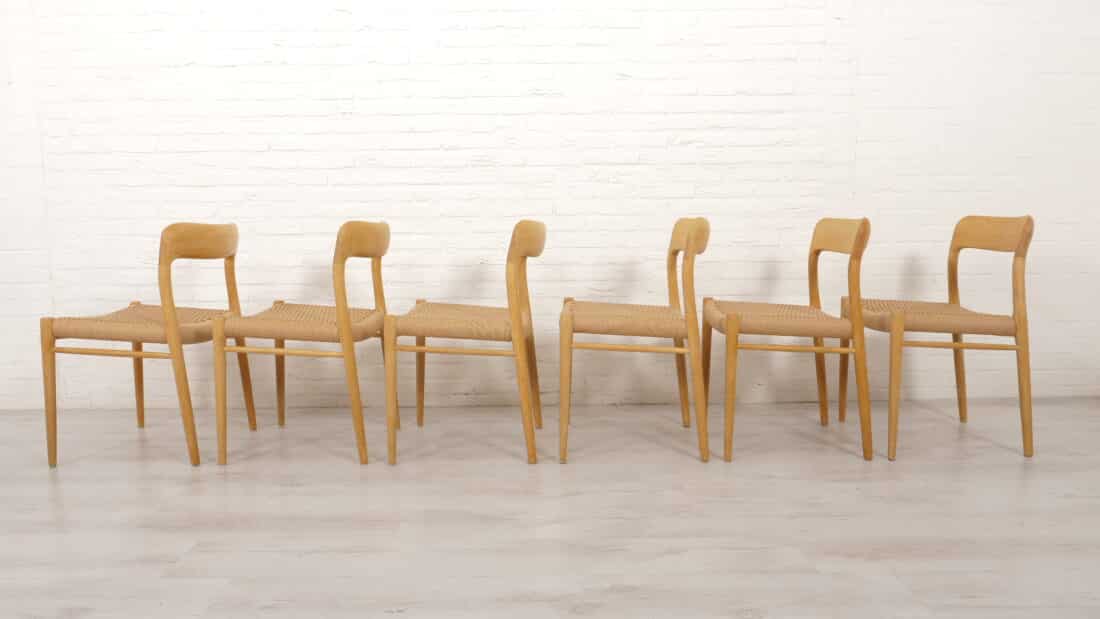 Trp Post Container Data Trp Post Id 18318 6 X Dining Chairs Niels Otto Mller Model 75 Oak Trp Post Container