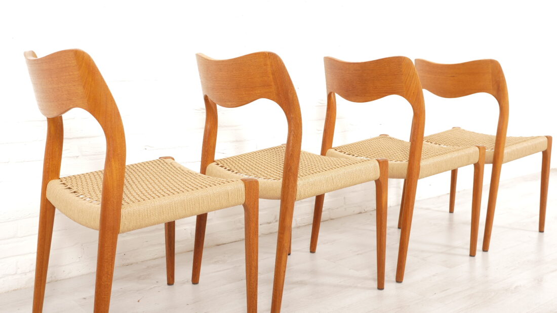 Trp Post Container Data Trp Post Id 17908 Set Of 4 Vintage Dining Chairs Niels Otto Mller Model 71 Trp Post Container