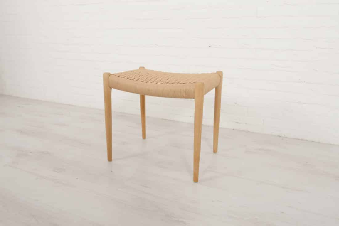 Vintage Ottoman Niels Otto Moller Eiken Model 80a