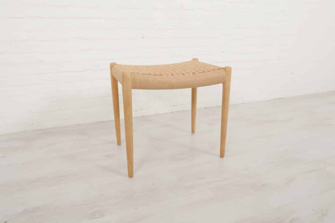 Vintage Ottoman Niels Otto Moller Eiken Model 80a