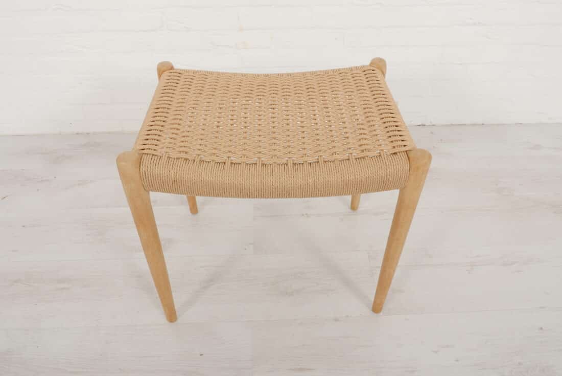 Vintage Ottoman Niels Otto Moller Eiken Model 80a