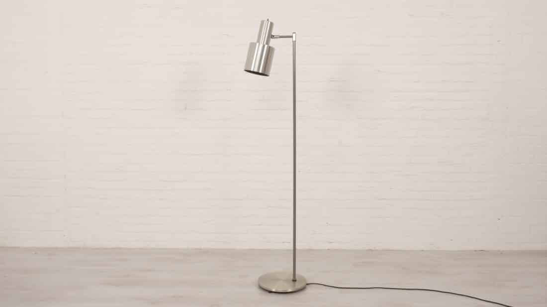 Vintage Vloerlamp Chrome Jo Hammerborg