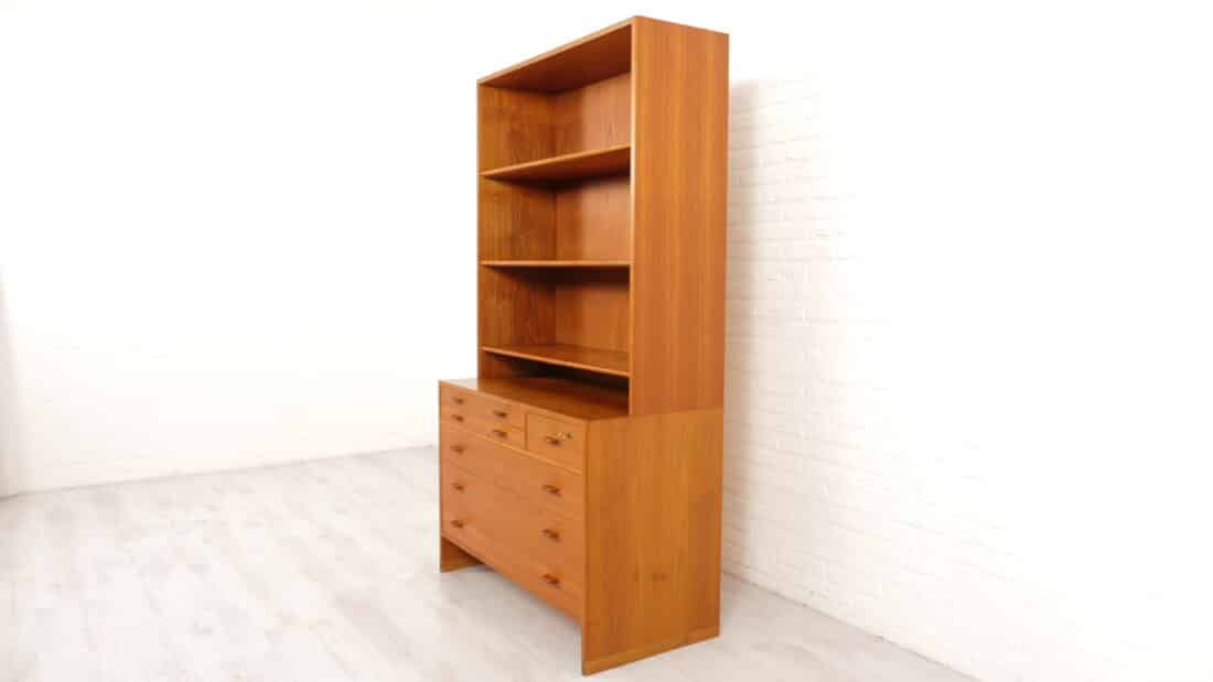 Trp Post Container Data Trp Post Id 18728 Vintage Bookcase Teak Drawers Hans Wegner Ry 16 Trp Post Container