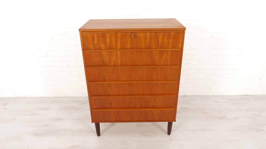 Trp Post Container Data Trp Post Id 18876 Vintage Danish Drawer Cabinet 6 Drawers 105 Cm Trp Post Container