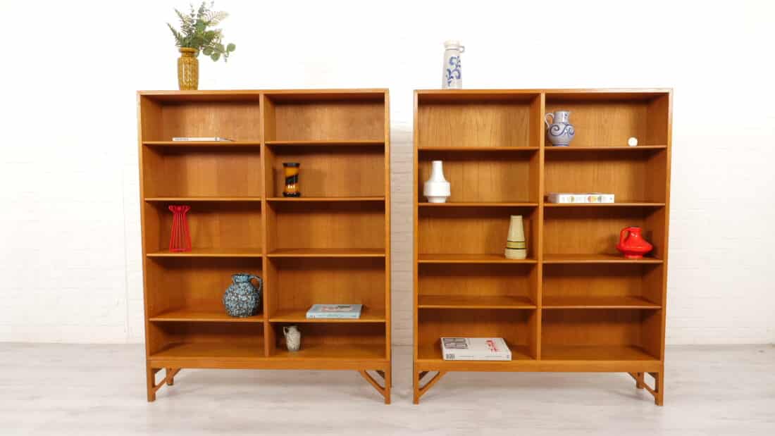 Vintage Boekenkast Eiken Deens Design