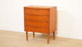 Vintage Deense ladekast | Teak | 4 lades