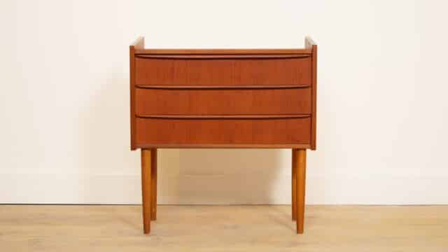 Vintage Chest of Drawers 3 Drawers Teak