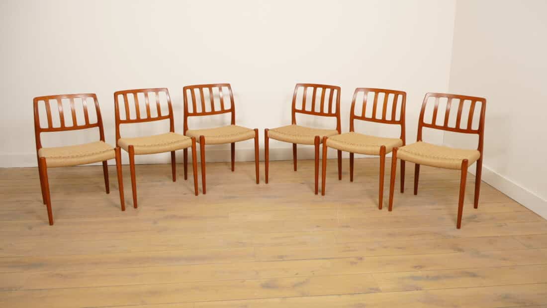 Trp Post Container Data Trp Post Id 20442 6 X Niels Otto Mller Dining Chairs Model 83 Papercord Teak Trp Post Container