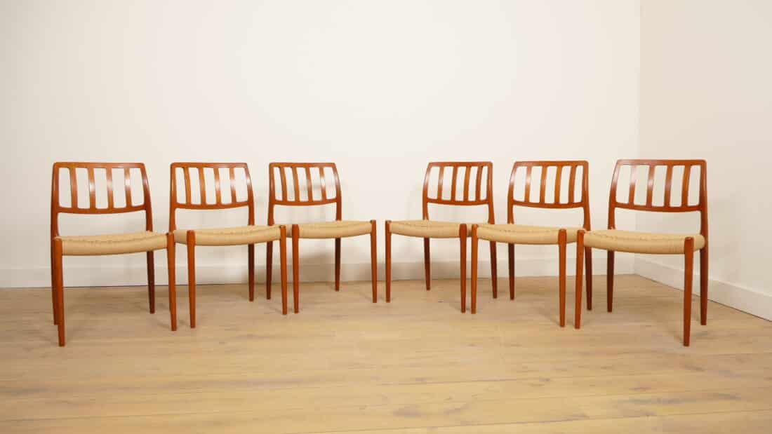 Trp Post Container Data Trp Post Id 20442 6 X Niels Otto Mller Dining Chairs Model 83 Papercord Teak Trp Post Container