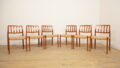 6 X Niels Otto Mller Dining Chairs Model 83 Papercord Teak 6 X Niels Otto Mller Dining Chairs Model 83 Papercord Teak