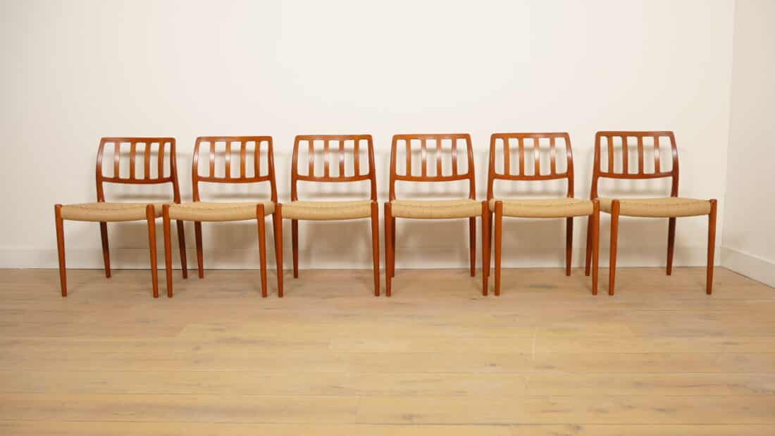 Trp Post Container Data Trp Post Id 20442 6 X Niels Otto Mller Dining Chairs Model 83 Papercord Teak Trp Post Container
