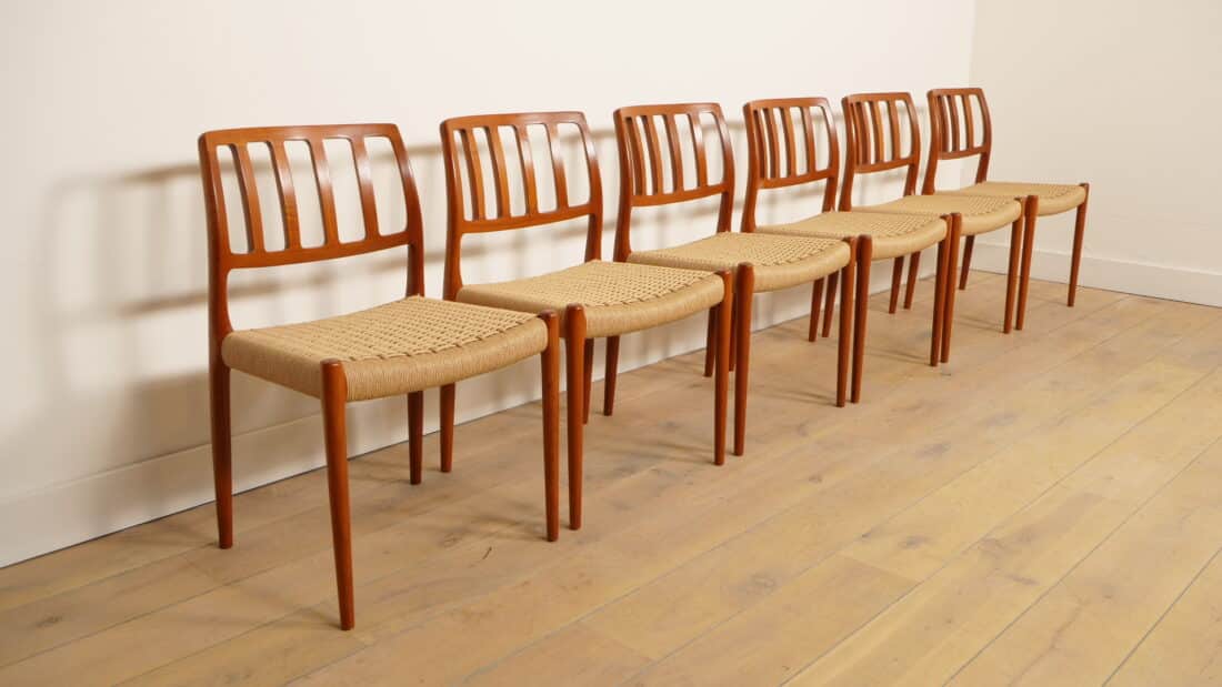 Trp Post Container Data Trp Post Id 20442 6 X Niels Otto Mller Dining Chairs Model 83 Papercord Teak Trp Post Container