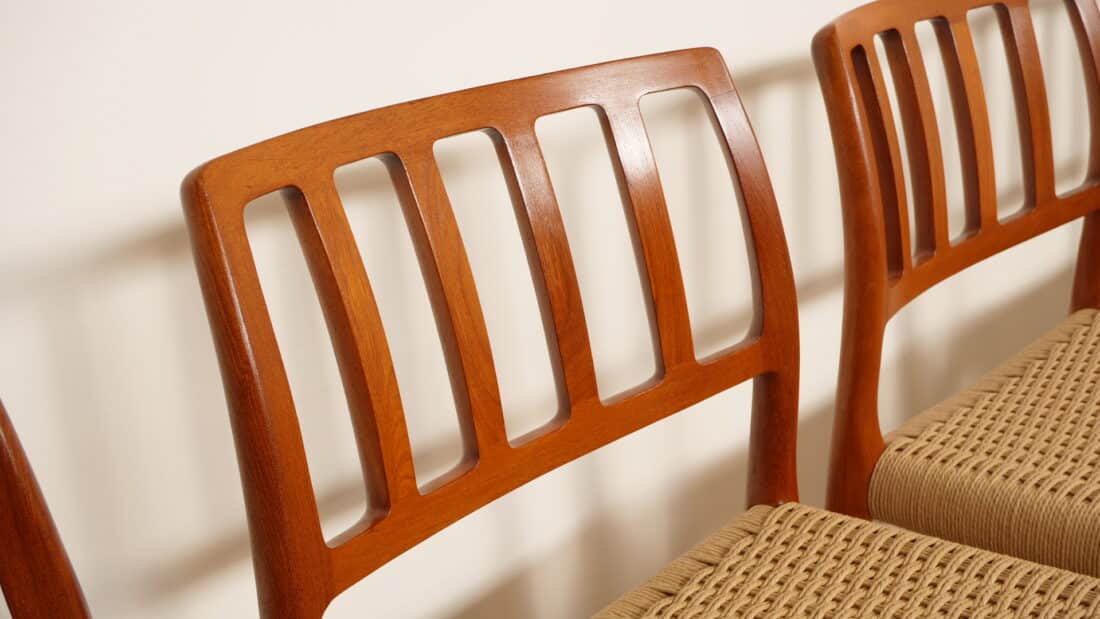 Trp Post Container Data Trp Post Id 20442 6 X Niels Otto Mller Dining Chairs Model 83 Papercord Teak Trp Post Container